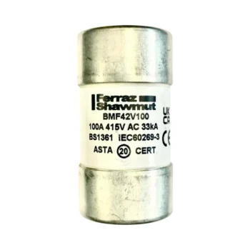 Mersen (Ferraz Shawmut) 30x57mm HRC Fuse - 415V AC 100A 33kA