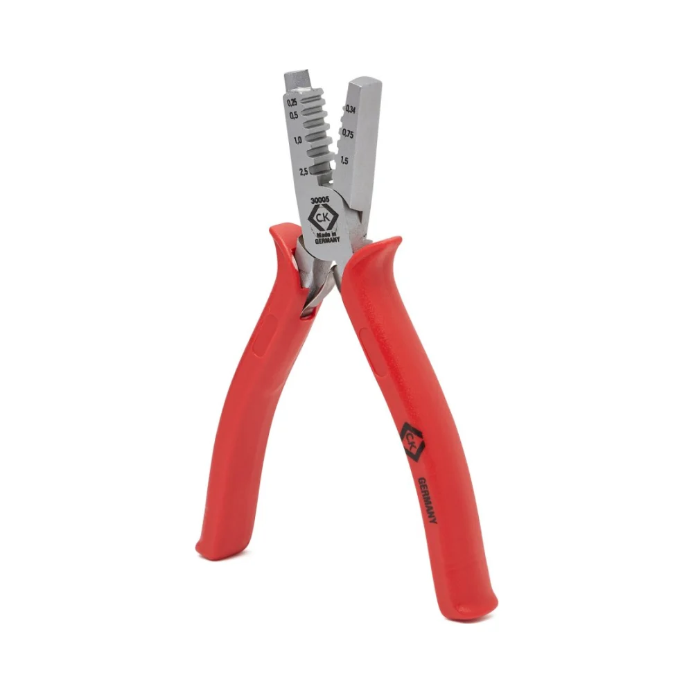 C.K Tool 430005 Crimping Pliers Ferrules - 0.25 - 2.5mm 2 C.K 430005 C.K Crimping Pliers Ferrules - .25-2.5mm 2