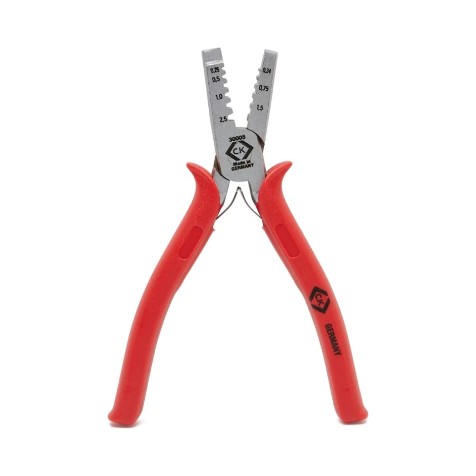 C.K Tool 430005 Crimping Pliers Ferrules - 0.25 - 2.5mm 1 C.K Tool 430005 Crimping Pliers Ferrules - 0.25 - 2.5mm