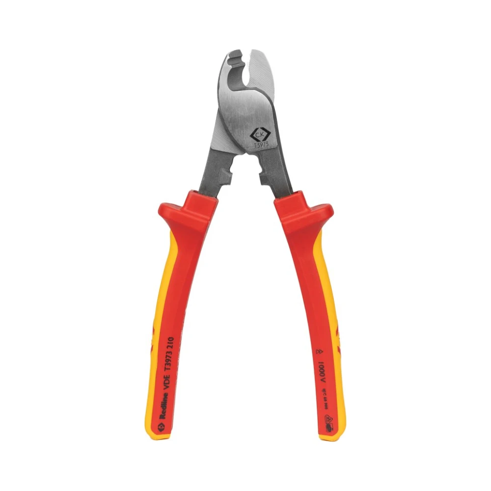 C.K Tools T3973 160 RedLine VDE Cable Cutters - 160mm 3 C.K T3973 160 C.K RedLine VDE Cable Cutters - 160 mm 3