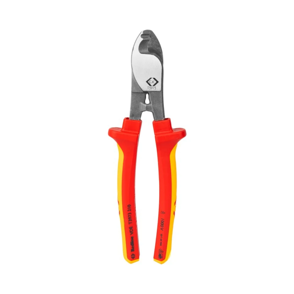 C.K Tools T3973 160 RedLine VDE Cable Cutters - 160mm 1 C.K Tools T3973 160 RedLine VDE Cable Cutters - 160mm