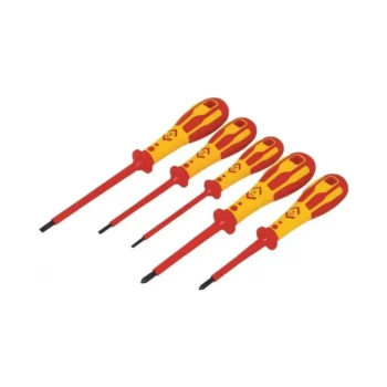 C.K Tools T49183D Dextro VDE Screwdriver SLP/PZD Set - 5 Pieces