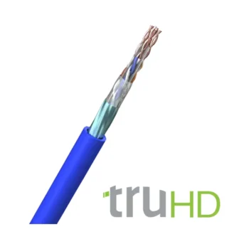 FS Cables C6TFH01-B204-500 FS Cables 4 x 2 x 23AWG HDBaseT Cat 6 F/UTP LSHF Blue - 500m