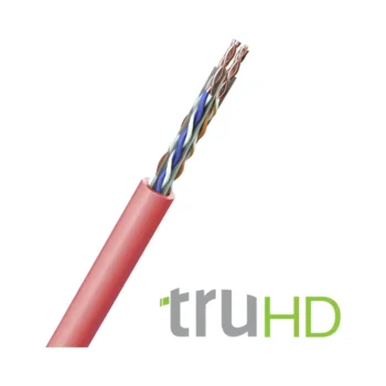 FS Cables C6TH03-E00 FS Cables 4 x 2 x 23AWG HDBaseT Cat 6 U/UTP LSHF Red - 305m Box