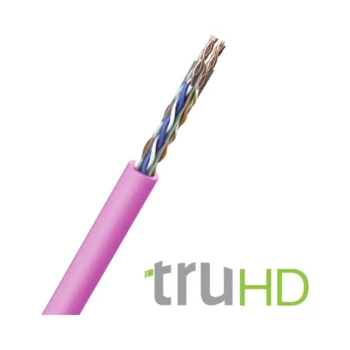FS Cables C6TH07-E00 FS Cables 4 x 2 x 23AWG HDBaseT Cat 6 U/UTP LSHF Pink - 305m Box