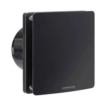 CED Airmaster RFP4TB ️CED 4" Airmaster Decorative Black Extractor Fan with Timer