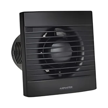 ️CED 4" Airmaster Black Extractor Fan with Timer