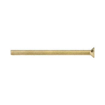 Knightsbridge CSCREW50FB Knightsbridge M3.5 x 50mm Flat-Head Countersunk Electrical Socket Screw - Brass - Pack of 100