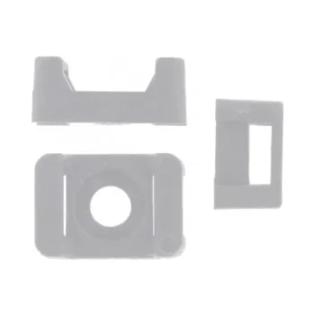 CTC CRAD48N Plastic Natural Cable Tie Cradles 48mm - Pack of 100