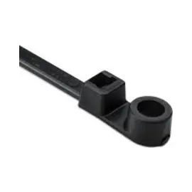 Cable Ties with Mounting Hole Black 200 x 4.8mm - Pack of 100 1 CTC CT200-4.8B/MH Cable Ties with Mounting Hole Black 200 x 4.8mm - Pack of 100