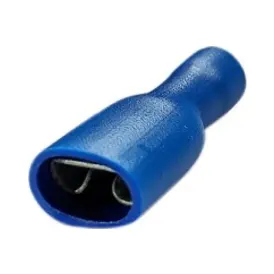 Blue Fully Insulated Female Spade - 1.5-2.5mm - Pack of 100 1 Cobra CK/B/FS/FI/Cobra Blue Fully Insulated Female Spade - 1.5-2.5mm - Pack of 100