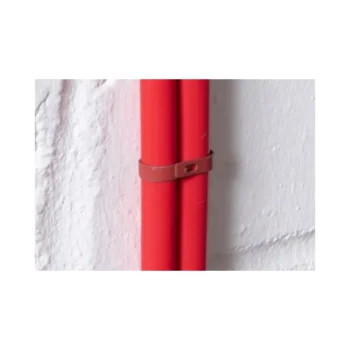 D-Line SD-STAG6TR/100 Safe-D Stag Clips 6-8mm Twin for 2x 6-8mm Cable - Red - Pack of 100 2
