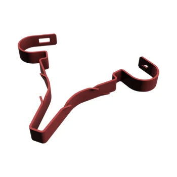D-Line SD-STAG6TR/100 Safe-D Stag Clips 6-8mm Twin for 2x 6-8mm Cable - Red - Pack of 100