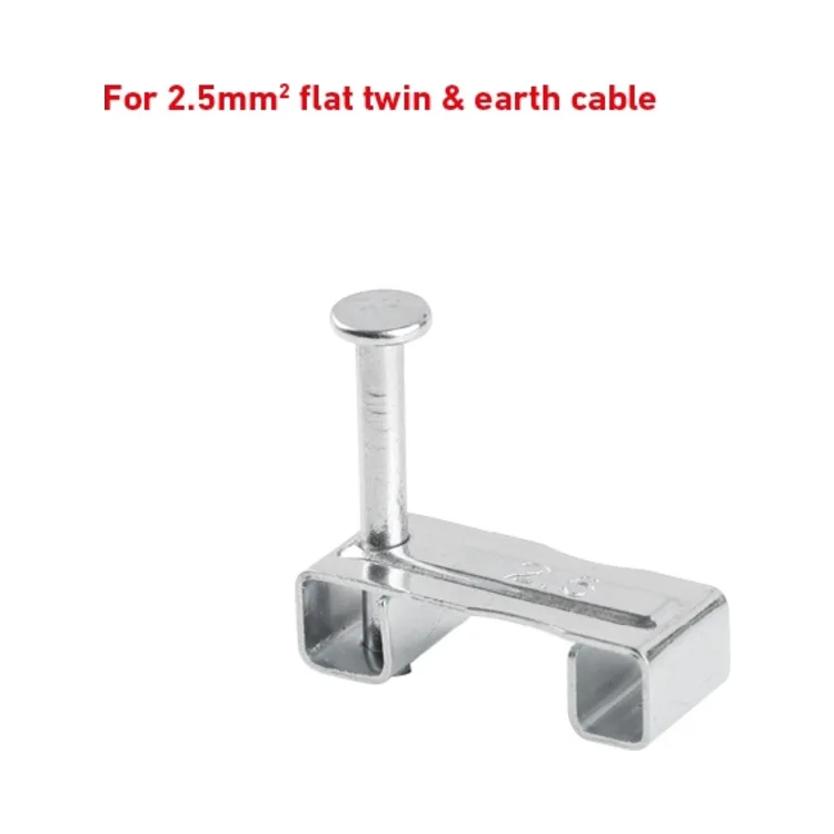 D-Line SD-TE2.5/100 Safe-D T&E Metal Clips 2.5mm - 100 Pieces 2 D-Line SD-TE2.5/100 D-Line Safe-D T&E Grip Clips 2.5mm - 100 Pieces 2