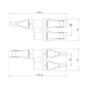Deligo T2-Branch Solar Connector 2