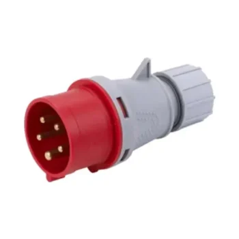 Deligo 4P415-32 Industrial Speed Fit 4 Pin Red Plug - 415V 32A IP44