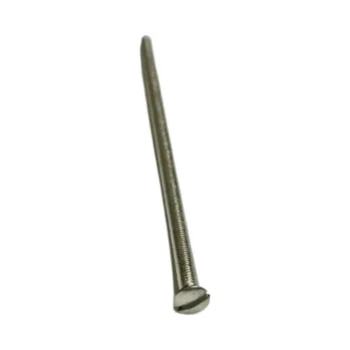 M3.5 x 100mm Slot Raised Nickel Electrical Screw
