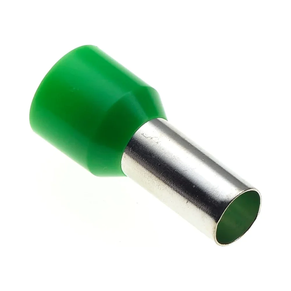 16.0mm² x 12mm Cord End Terminals – Green (German) – Pack of 100 1 16.0mm² x 12mm Cord End Terminals – Green (German) – Pack of 100