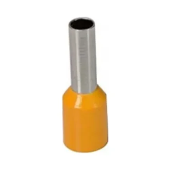 4.0x9mm Cord End Terminal Orange (French) - Pack of 100