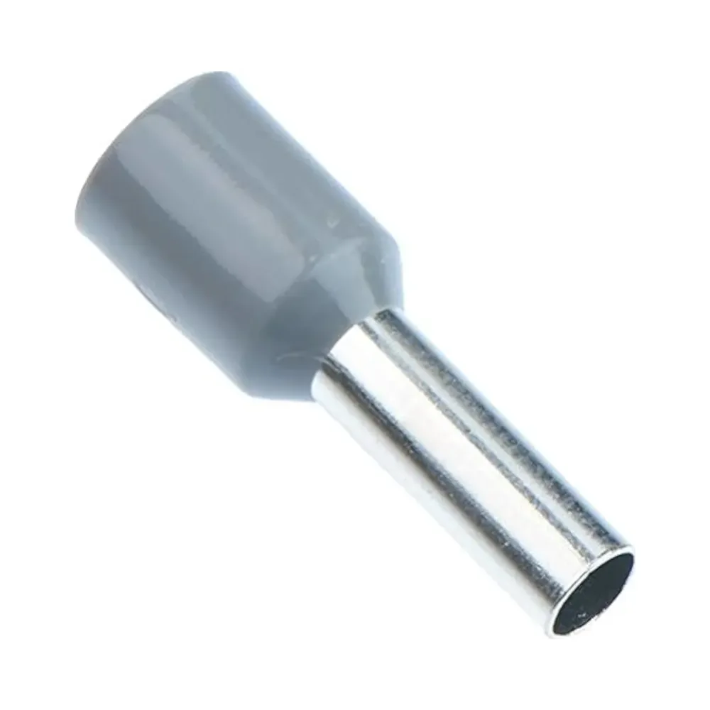 4.0mm² x 9mm Cord End Terminals – Grey (German) 1 4.0mm² x 9mm Cord End Terminals – Grey (German)