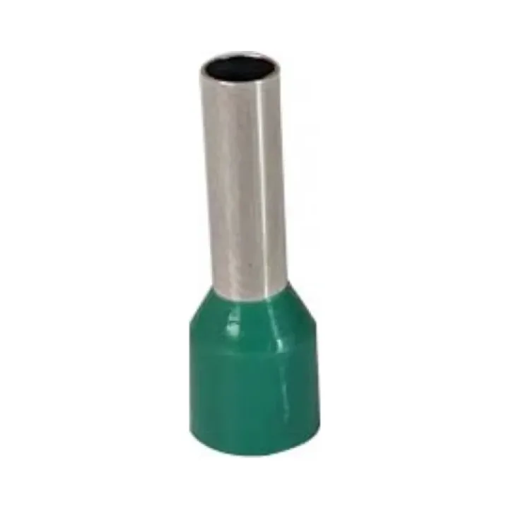 6.0mm² x 12mm Cord End Terminals Green (French) - Pack of 100 1 6.0mm² x 12mm Cord End Terminals Green (French) - Pack of 100