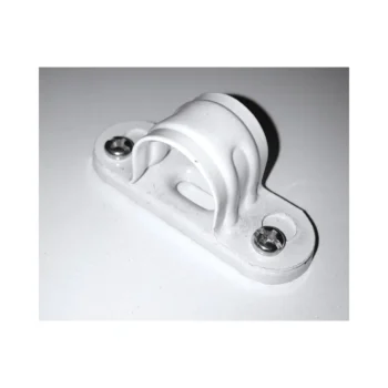 20mm Steel Spacer Bar Saddles White