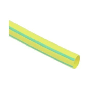 PVC Sleeving 10mm Green & Yellow - Cut Length per 1 Meter