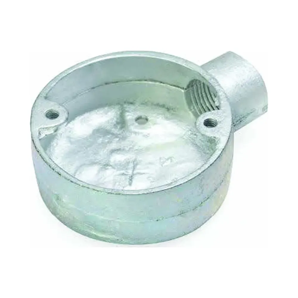 Deligo TER20 20mm Galvanised Malleable Terminal Steel Conduit Box 1 Deligo TER20 20mm Galvanised Malleable Terminal Steel Conduit Box