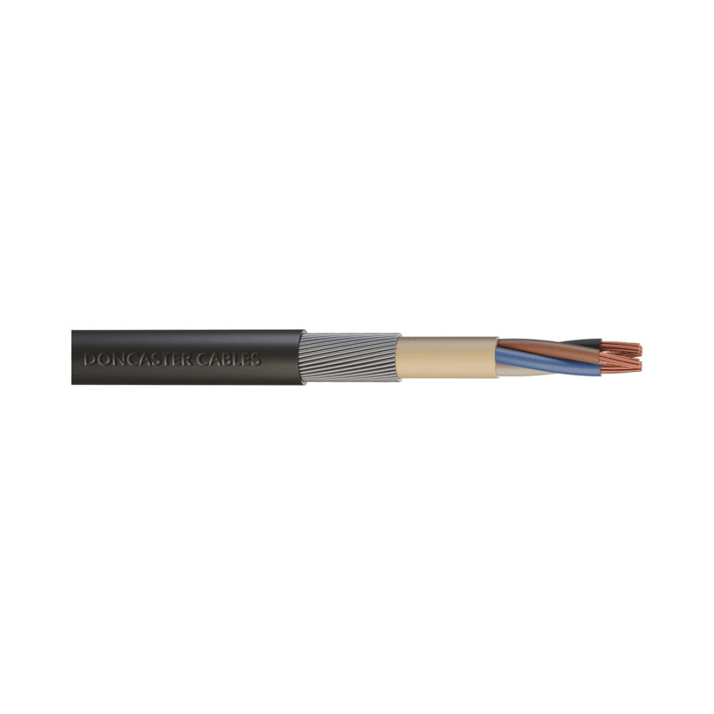 3 Core 6mm H6943X XLPE SWA PVC Steel Wire Armoured Cable - 100 Metres 1 Doncaster Cables H6943XL6.0/100 3 Core 6mm H6943X XLPE SWA PVC Steel Wire Armoured Cable - 100 Metres
