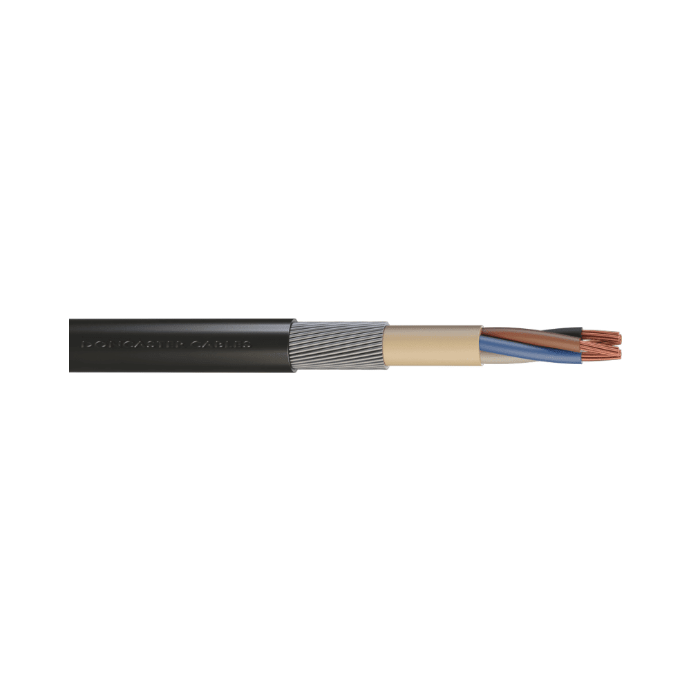 3 Core 25mm 6943X XLPE LSZH SWA Cable - 50m 1 Doncaster Cables H6943XL725LSF 3 Core 25mm H6943X XLPE SWA PVC Steel Wire Armoured Cable 50 Meters