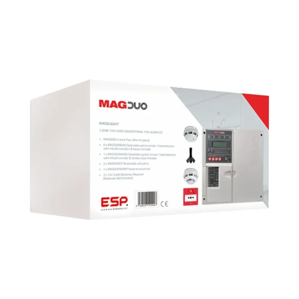 ESP MAGDUO2KIT 2 Zone Two Wire Fire Alarm Kit 1 ESP MAGDUO2KIT 2 Zone Two Wire Fire Alarm Kit