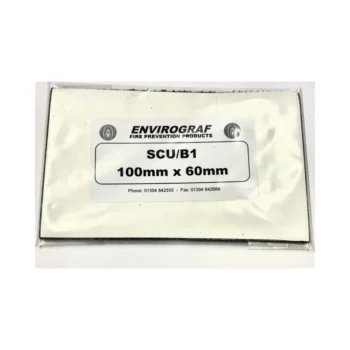 Envirograf SCUB1 Envirograf Intumescent Strip SCUB1 for Metal Consumer Units - 100x60mm 2