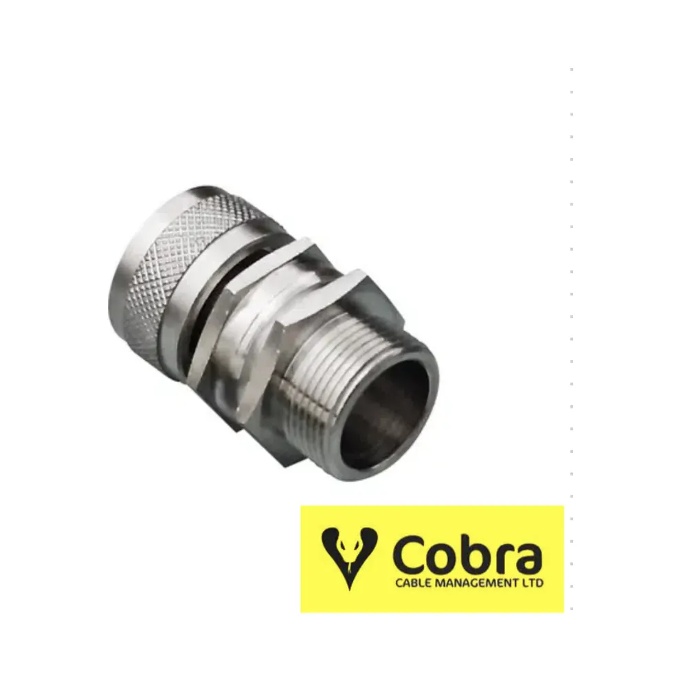 Cobra Cable 50mm Adaptor for 50mm Flexible Conduit - Swivel - Pack of 1 2 Cobra FC/ADAPT/50/S Cobra Cable 50mm Adaptor for 50mm Flexible Conduit - Swivel - Pack of 1 2
