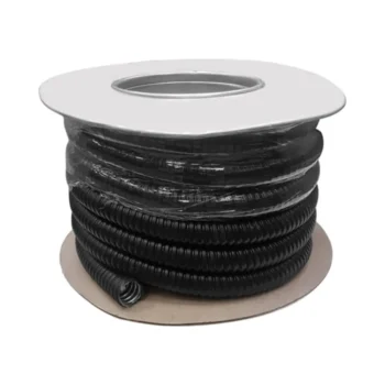 Cobra FC/GALV/PVC/20/50 Cobra Cable 20mm Galvanised Flexible Conduit with Black PVC Coating - 50m Reel