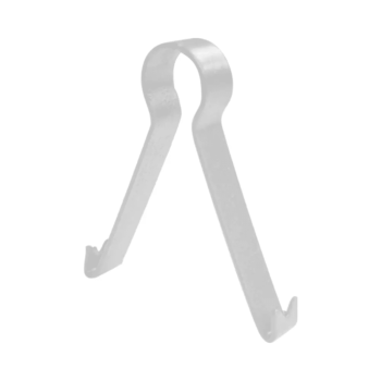 Deligo Heavy Duty 6-9mm Knock-In Metal Clips White