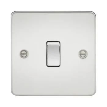 Knightsbridge FP1200PC Knightsbridge Flat Plate 10AX 1G Intermediate Switch - Polished Chrome