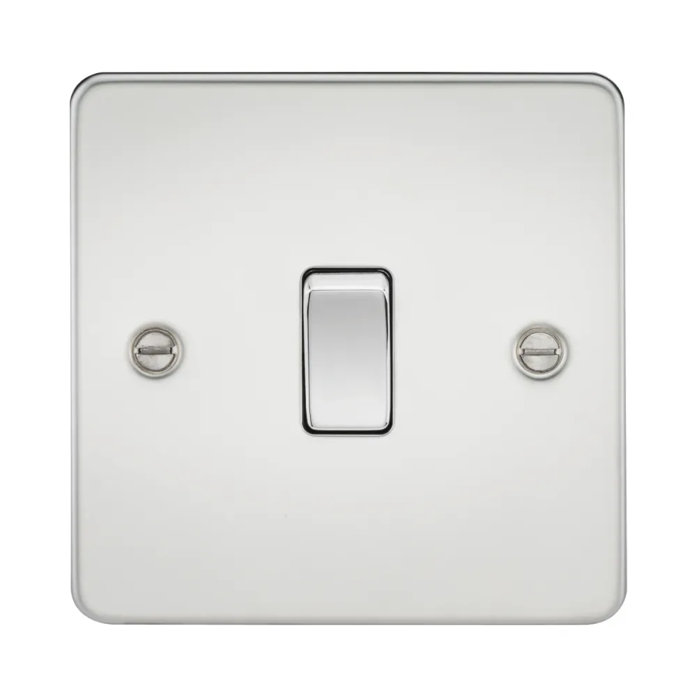 Knightsbridge Flat Plate 10AX 1G Intermediate Switch - Polished Chrome 1 Knightsbridge FP1200PC Knightsbridge Flat Plate 10AX 1G Intermediate Switch - Polished Chrome