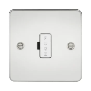 Knightsbridge FP6000PC Knightsbridge Flat Plate 13A Fused Spur Unit - Polished Chrome