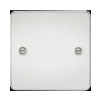 Knightsbridge FP8350PC Knightsbridge Flat Plate 1G Blanking Plate - Polished Chrome