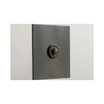 Forbes & Lomax 1GBELL/BMA 1 Gang Momentary Button Switch - Antique Bronze Plate