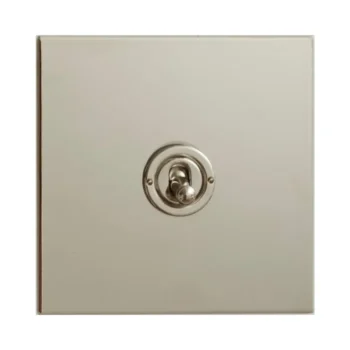 Forbes & Lomax 1GIN/NIC Forbes & Lomax 1GIN/NIC 1 Gang Intermediate Dolly Switch - Nickel Silver Plate