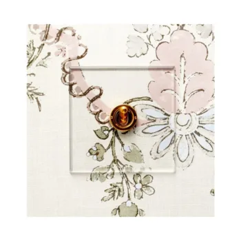 Forbes & Lomax 1GTW Forbes & Lomax 1GTW 1 Gang 2 Way Dolly Switch - Invisible Plate with Brass 1