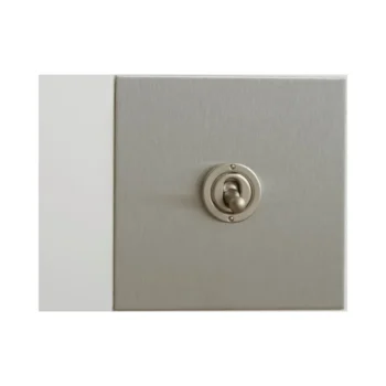 Forbes & Lomax 1GTW/SS Forbes & Lomax 1GTW/SS 1 Gang 2 Way Dolly Switch - Stainless Steel Plate 2