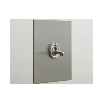 Forbes & Lomax 1GTW/SS Forbes & Lomax 1GTW/SS 1 Gang 2 Way Dolly Switch - Stainless Steel Plate 1