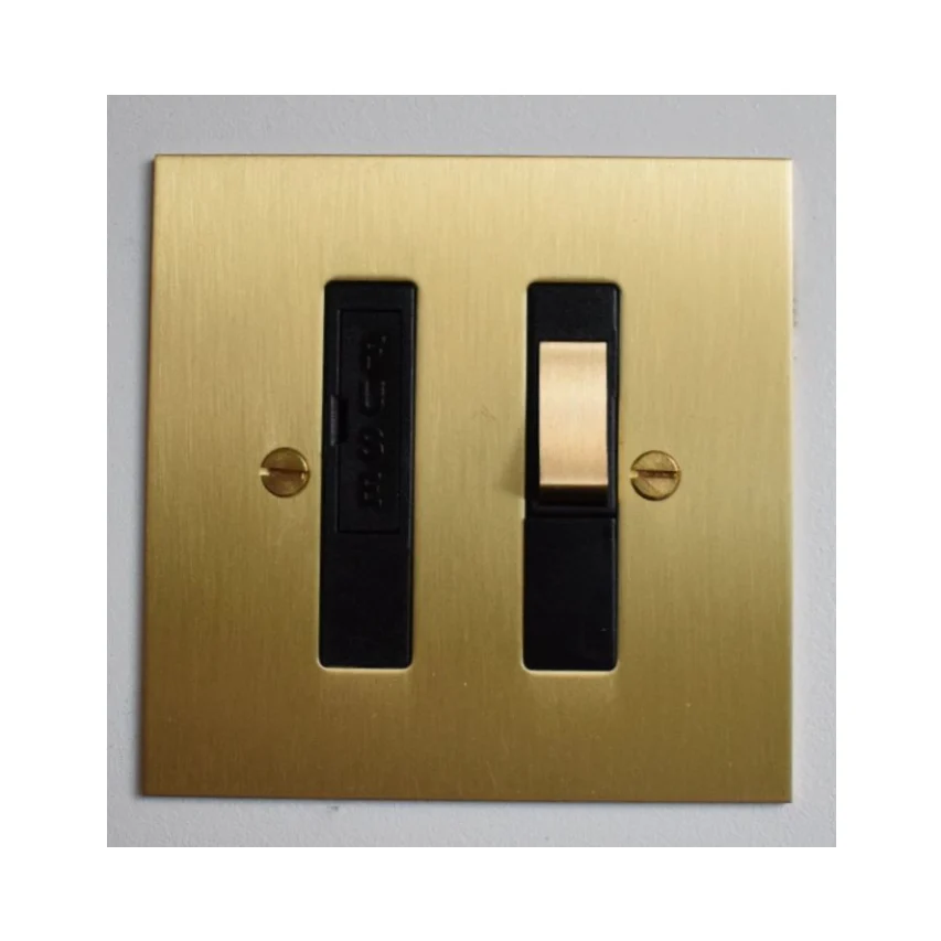 Forbes & Lomax SFC/QBB 13A Switched Fused Connection - Brushed Brass 1 Forbes & Lomax SFC/QBB Forbes & Lomax SFC/QBB 13A Switched Fused Connection - Brushed Brass
