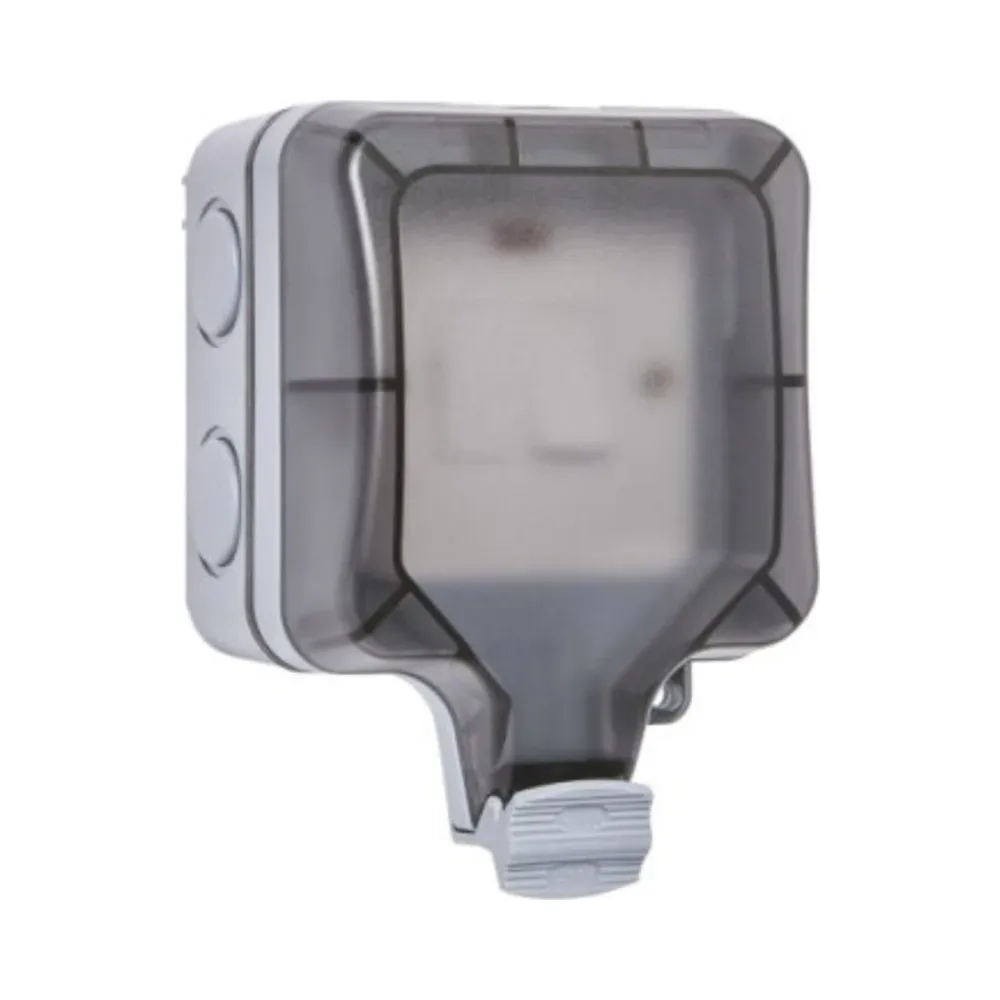 Forum ZN-38870 13A IP66 Outdoor Fused Spur with Neon - Grey 4 Forum ZN-38870 13A IP66 Outdoor Fused Spur with Neon - Grey 4