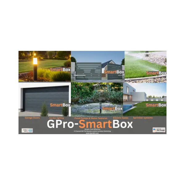 G-Pro Smart-Box 4-Channel Wi-Fi / Remote Control Wireless Switching IP65 5 G-ProKit GPRO-SMART-BOX G-Pro Smart-Box 4-Channel Wi-Fi/Remote Control Wireless Switching IP65 5