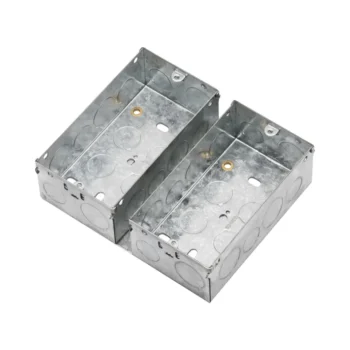 Knightsbridge GSK194MM Knightsbridge 47mm Galvanised Steel Box for Small Combination Multimedia Plate 1
