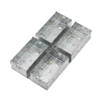 Knightsbridge GSK298MM Knightsbridge 47mm Galvanised Steel Box for Combination Multimedia Plate 1