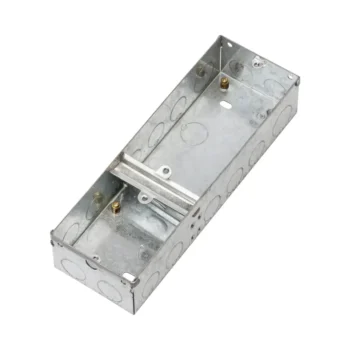 Knightsbridge GSK347D Knightsbridge 3G 47mm Single Plus Double Galvanised Steel Box 1